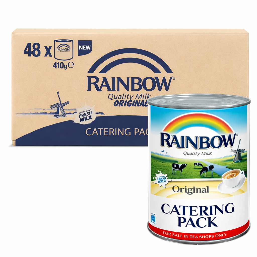 Rainbow Evaporated Milk Catering 48x 410ml