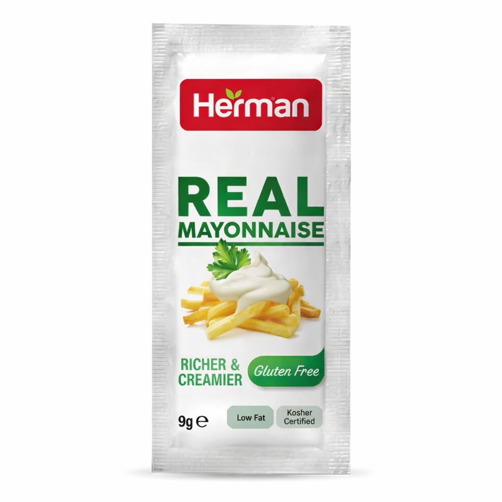 Herman mayonnaise Sachets 9g x 1000pcs
