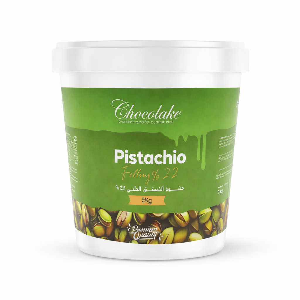 chocolake pistachio filling cream 22% 5KG