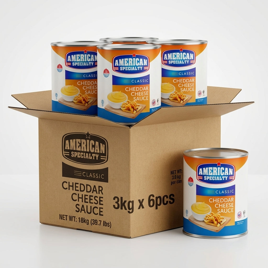 American Specialty Classic Cheddar Cheese Sauce 3kg x 6pcs