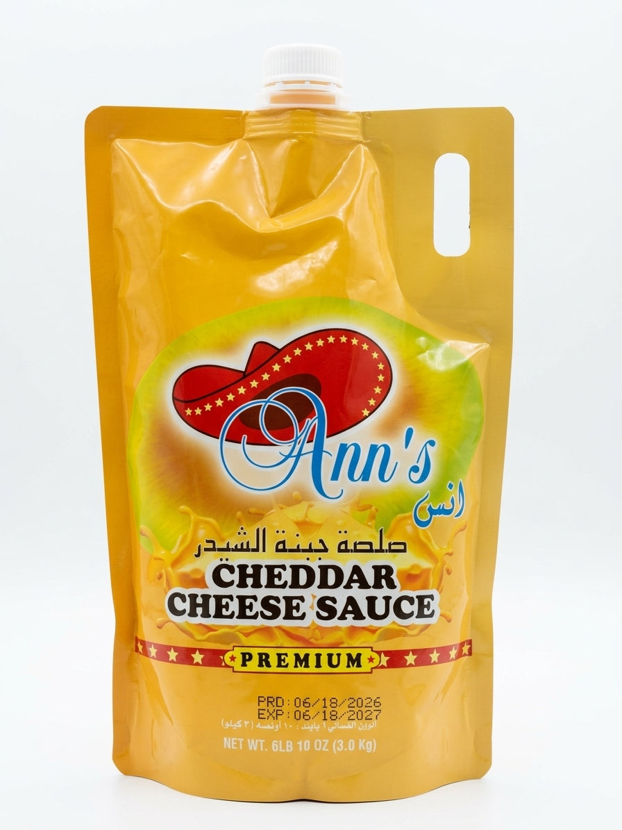 Ann's Cheddar Cheese Sauce (صلصة جبنة الشيدر) 3kg x 6pcs carton