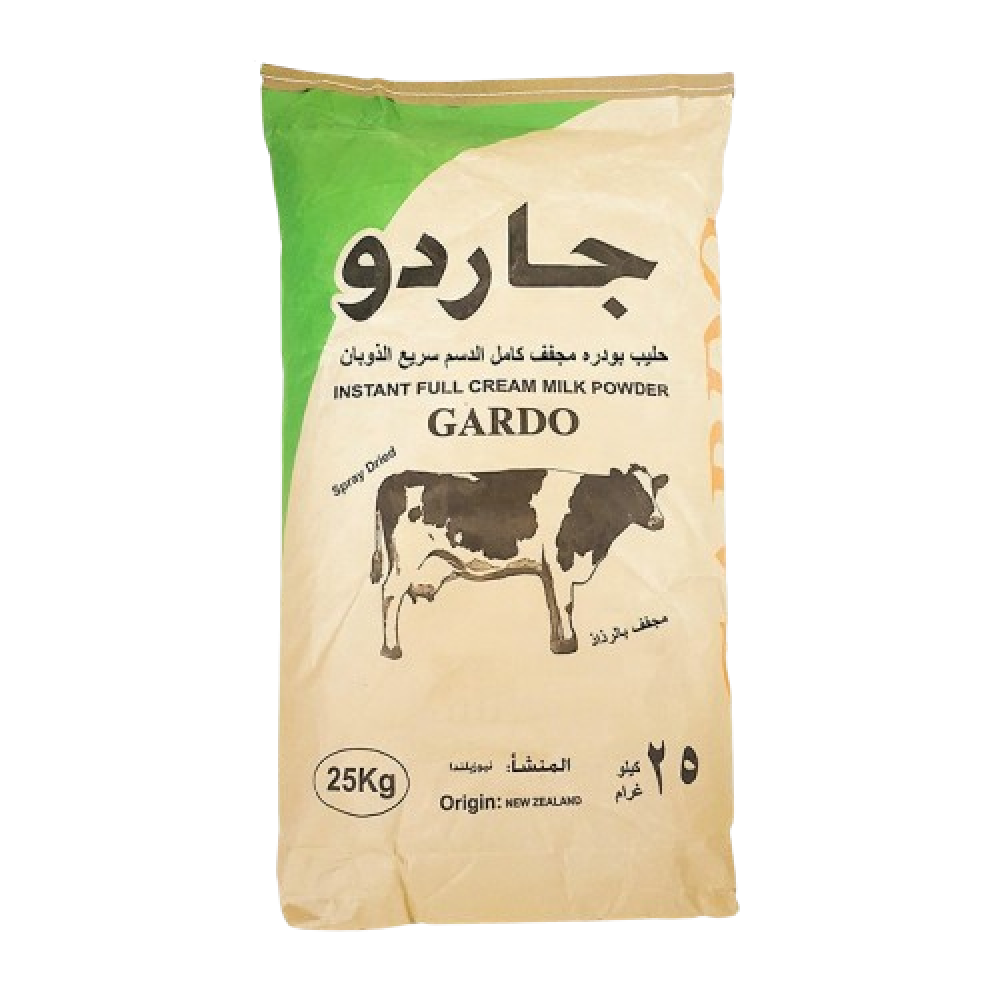 Gardo Instant full cream milk powder New Zealand 25kg
