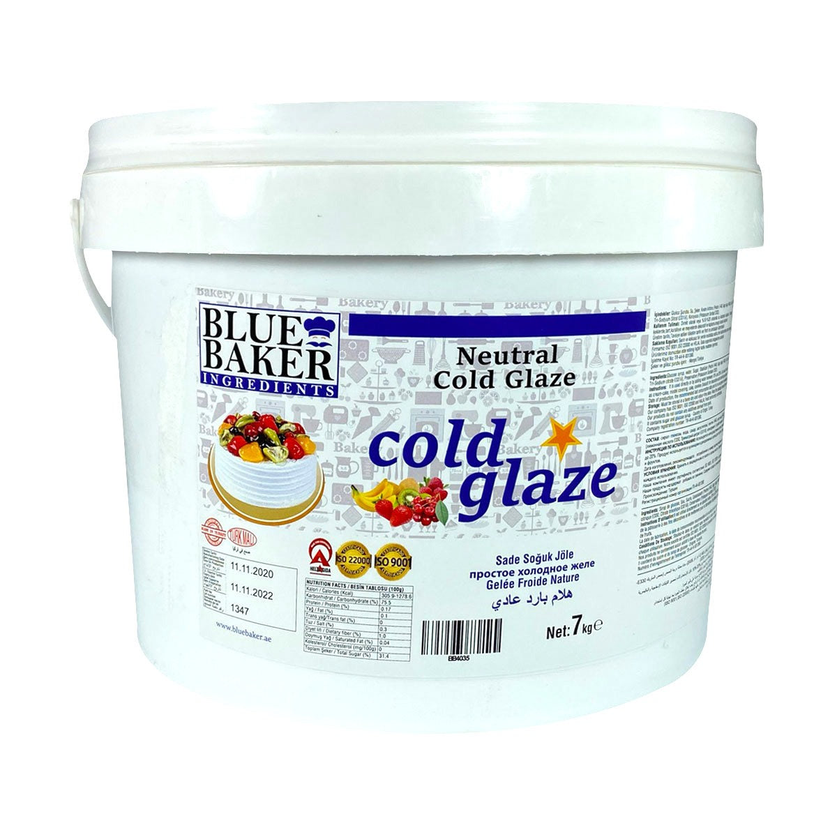 Blue baker Neutral Cold Glaze 7kg