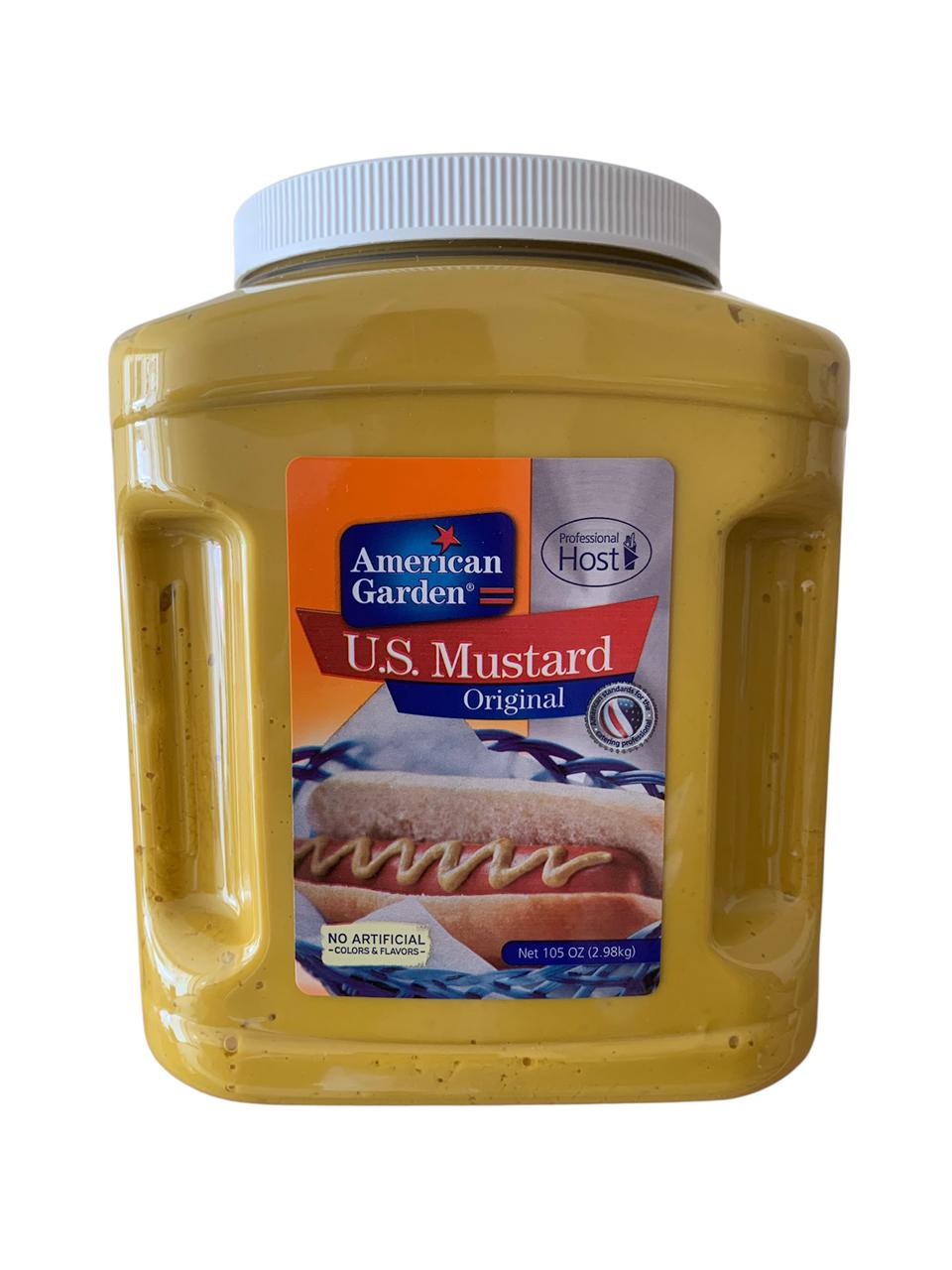 American Garden Yellow Mustard - 105 oz 2.98kg x 4 pcs carton