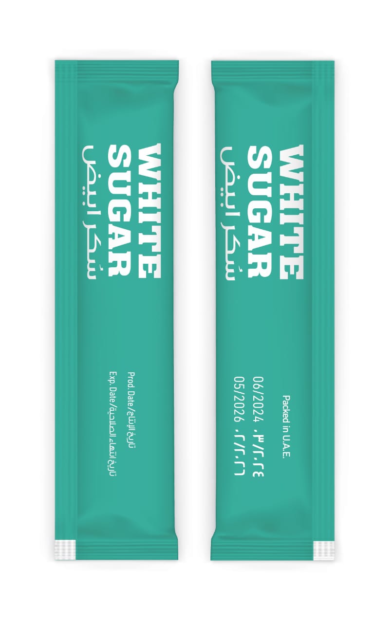 White Sugar Stick 5gm x 1000pcs carton