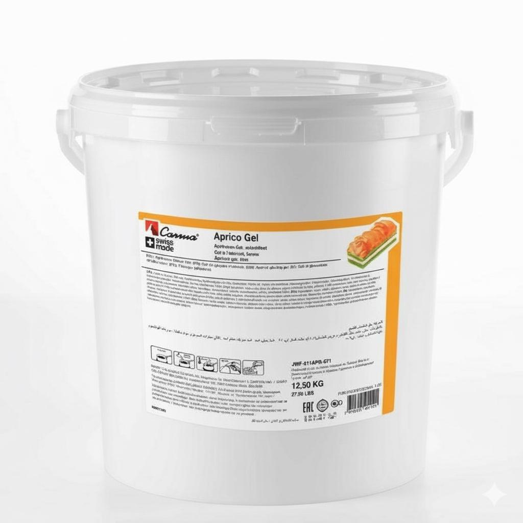 Carma  Apricot Gel, Firm Aprico Gel Switzerland 12.5kg Backet