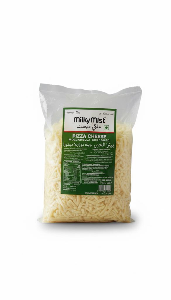 Milky Mist - Mozzarella Cheese Shredded 2Kg Pack x 6pcs carton