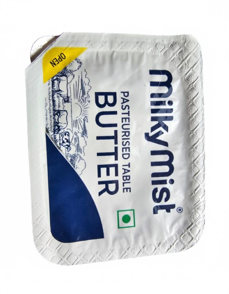 Milky Mist Table Butter Pasteurised, Rich Creamy 10g x 1000pcs carton