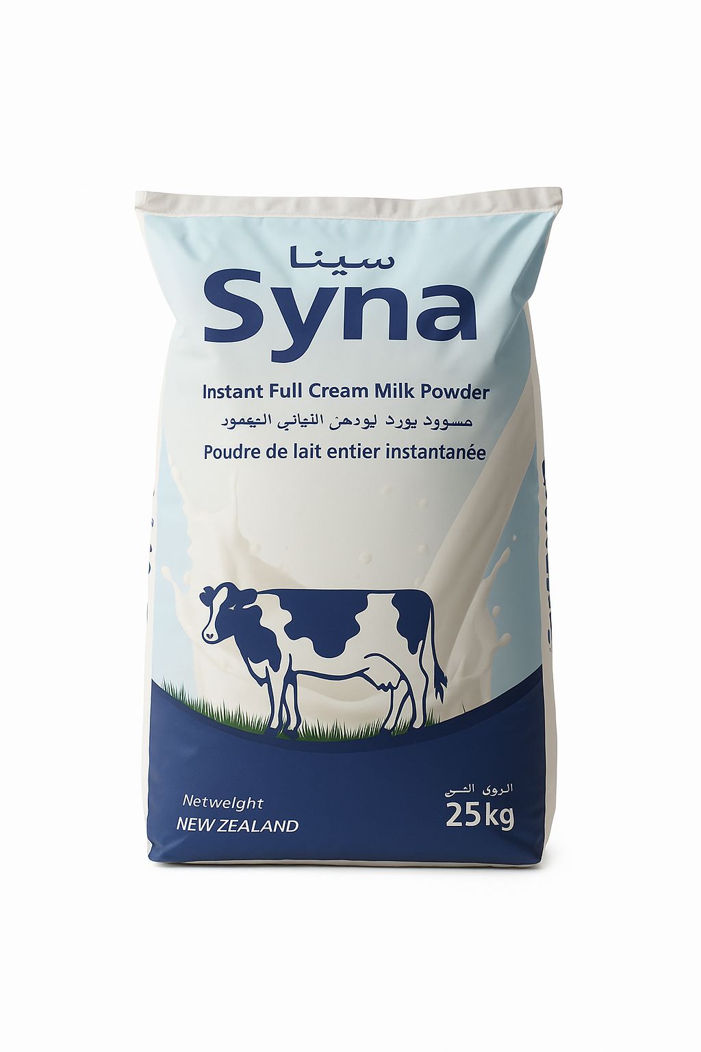 Syna instant full cream milk powder New Zealand 25kg
