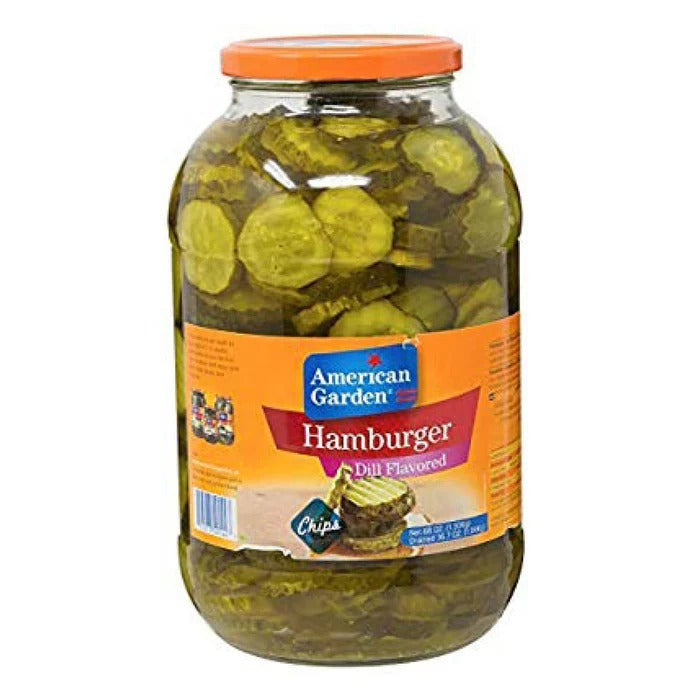 American Garden Hamburger Dill Chips - 1.93KG x 6 pcs