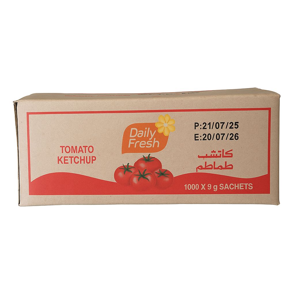 Daily Fresh Tomato Ketchup Sachets 9g x 1000pcs
