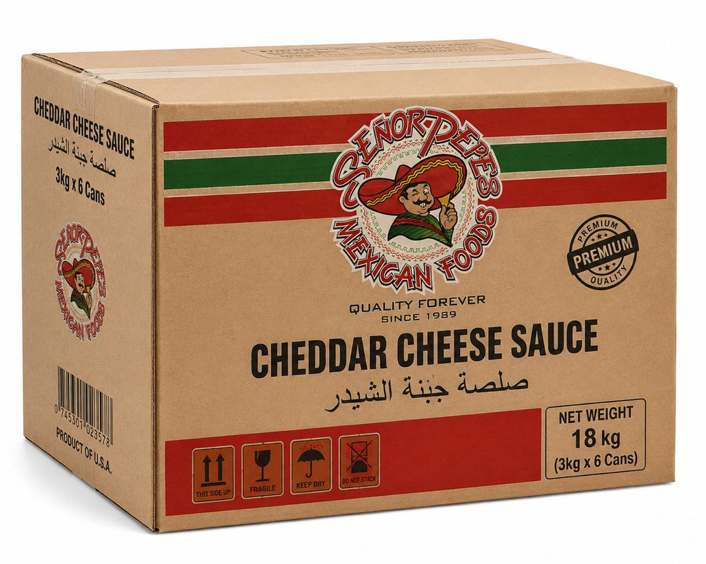 Senor Pepe’s Mexican Foods Cheddar Cheese Sauce 3kg x 6pcs carton