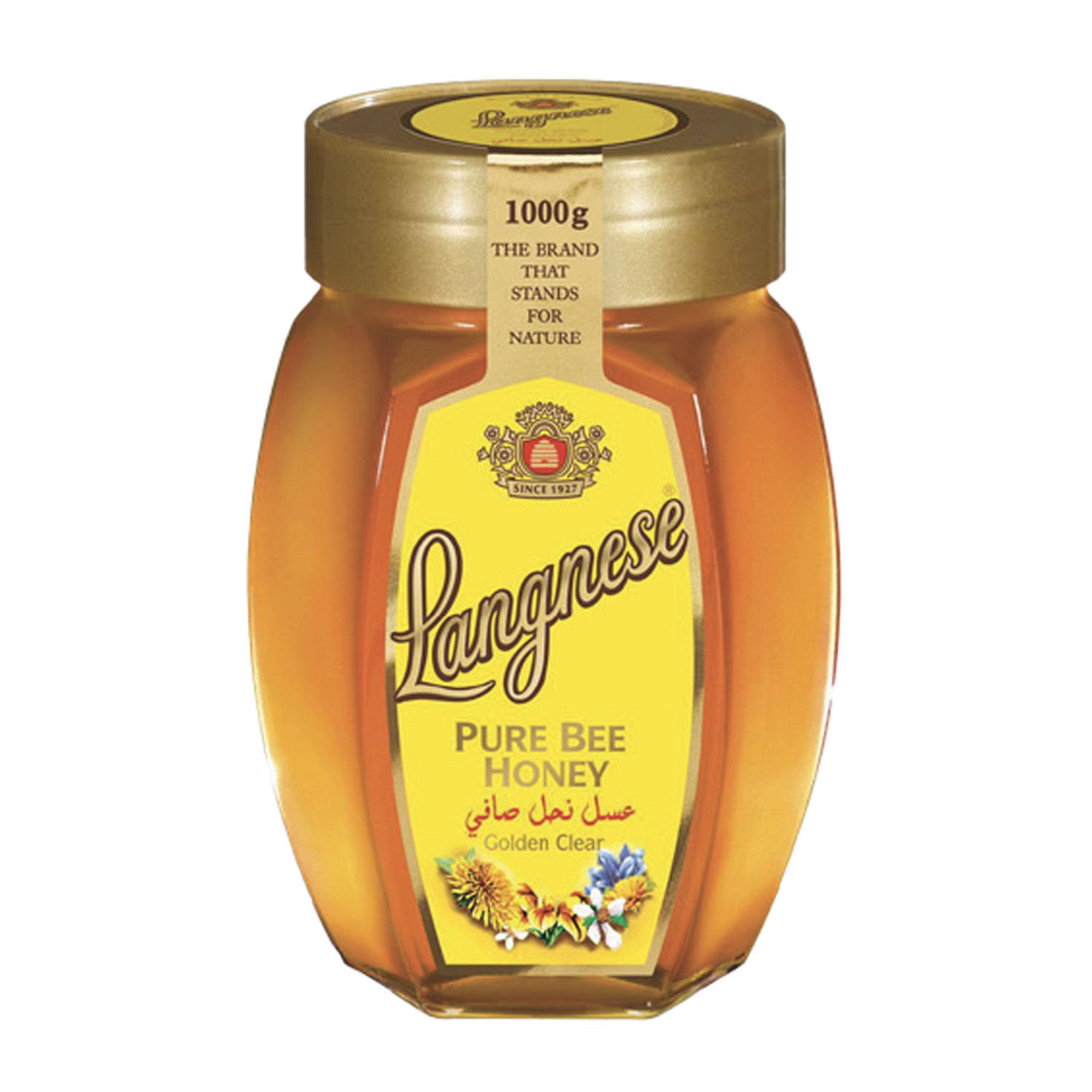 Langnese Golden Clear Pure Bee Honey 1 kg x 6pcs carton