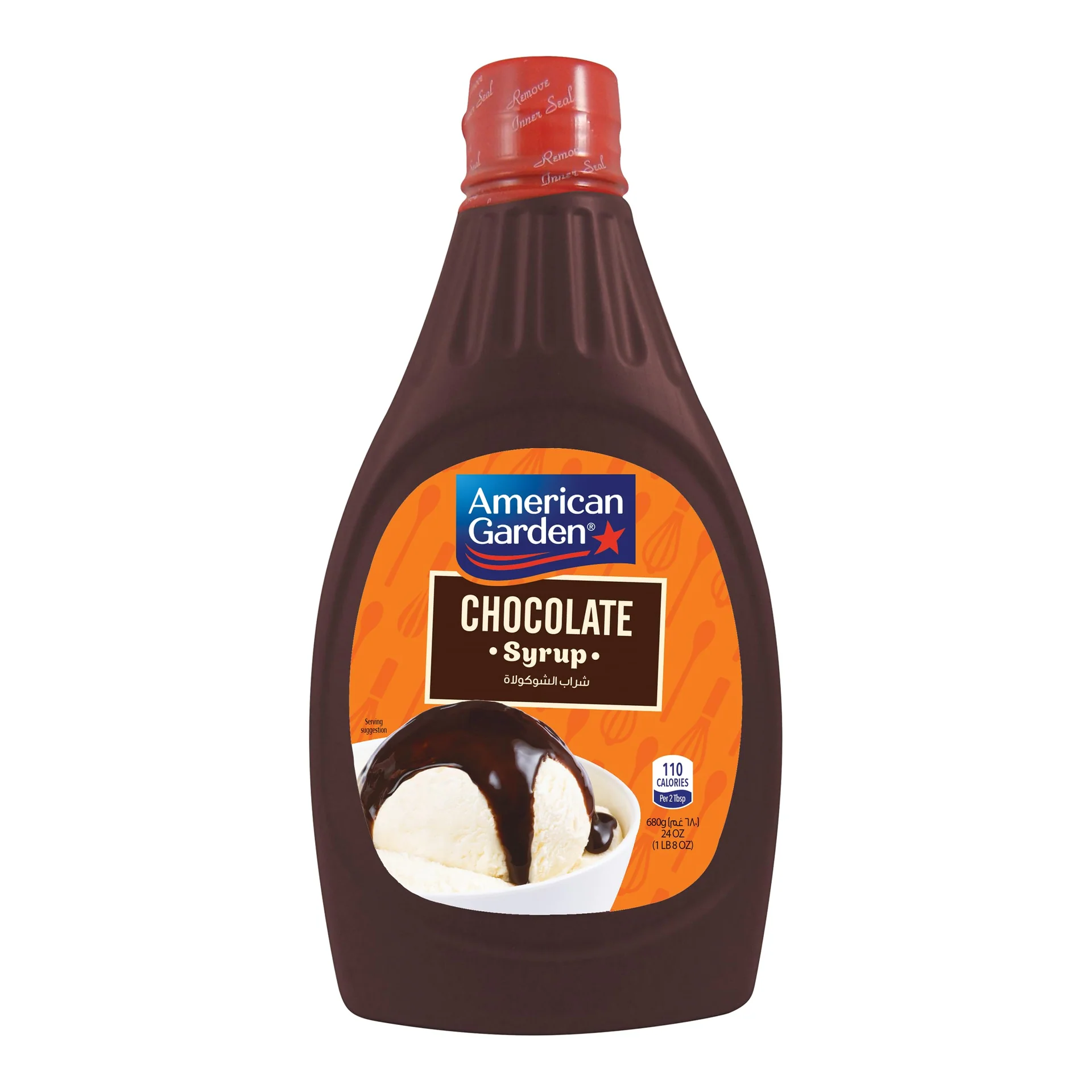 American Garden Chocolate Syrup 680g x 12pcs carton