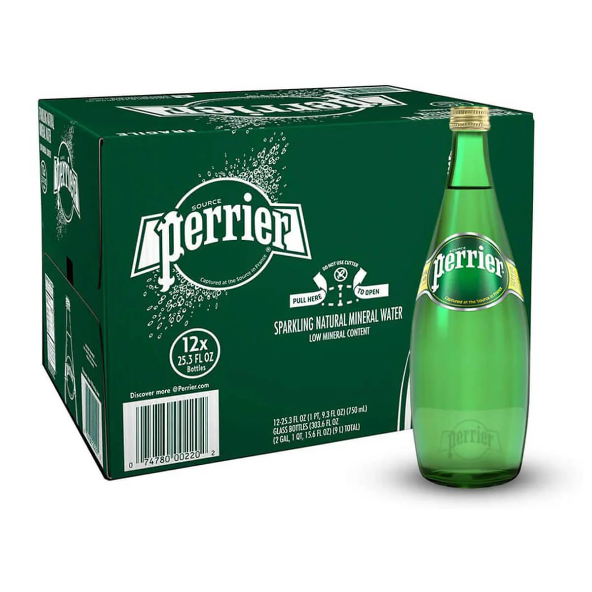 Perrier Sparkling Water 750ml x 12pcs carton