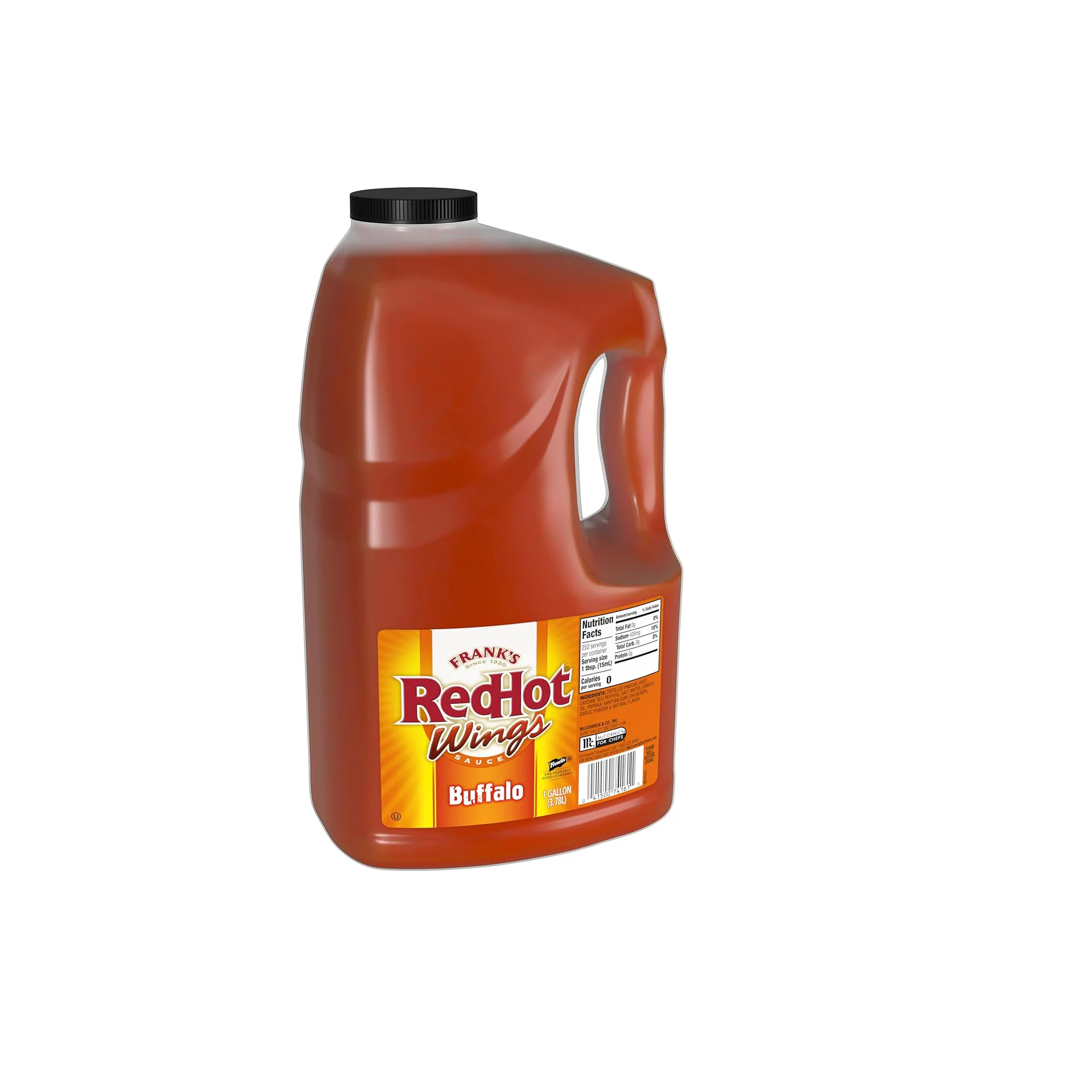 Franks Red Hot Buffalo Wing Sauce 1 Gallon x 4pcs carton