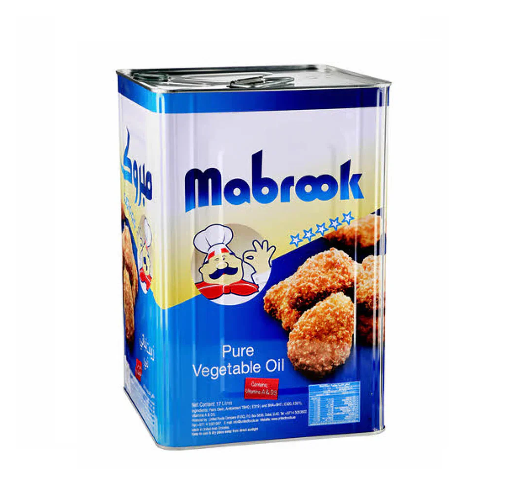 Mabrook pure Vegetable Cooking Oil 17 Liter tin