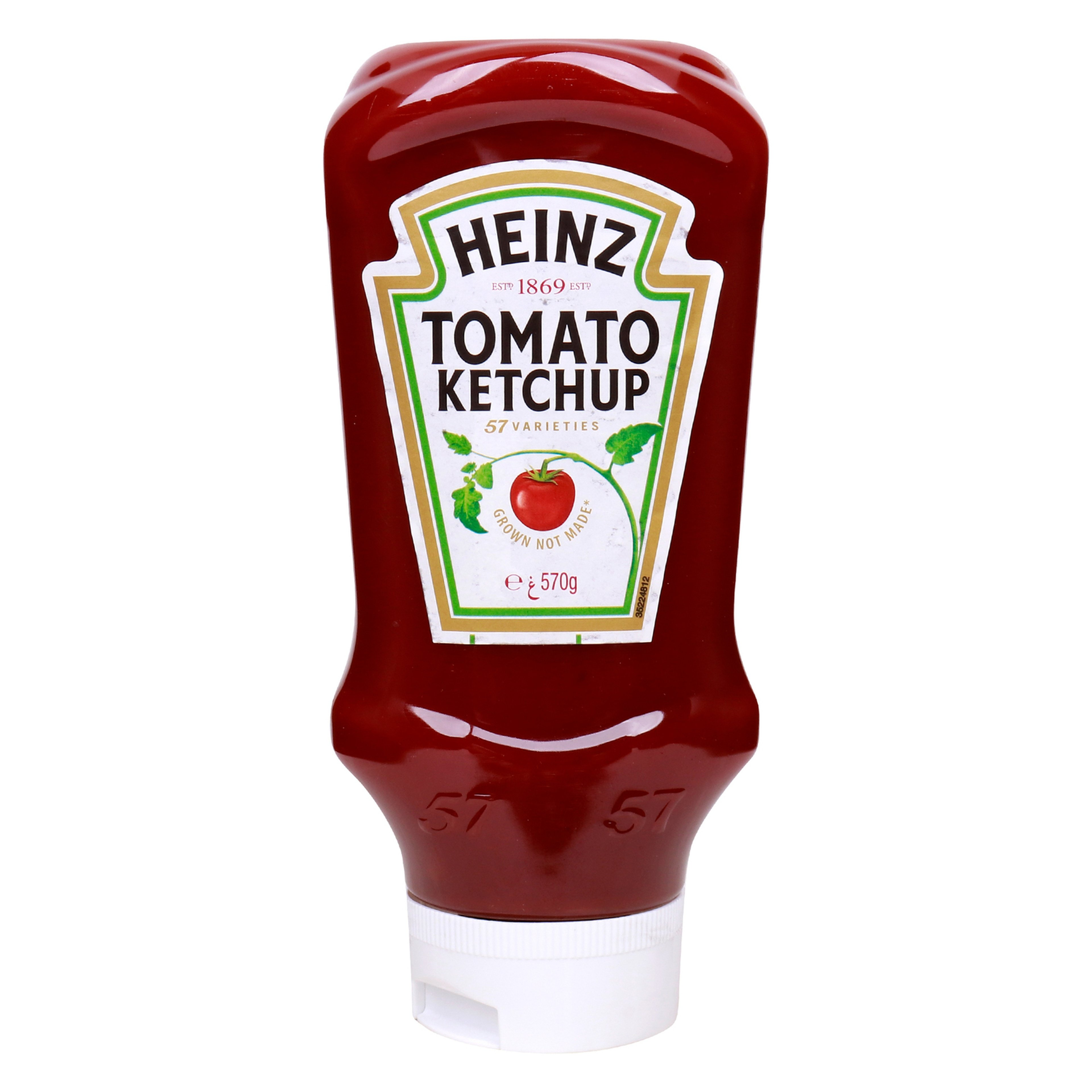 Heinz Tomato Ketchup Top Down Squeezy Bottle 570gm x 10pcs
