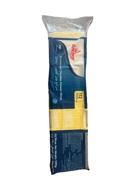 Anchor Slice on Slice Processed Cheddar Cheese 10 x 1120pcs