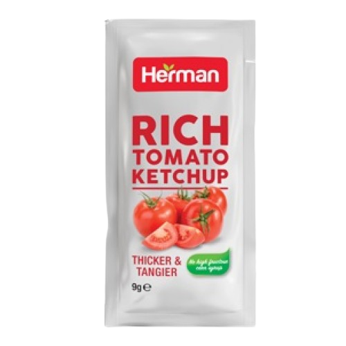 Herman Tomato Ketchup Sachets  9g x 1000pcs