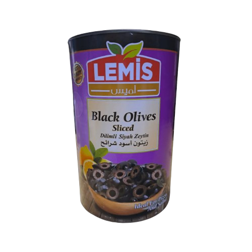 Lemis Black Olives Sliced  2kg x 4pcs
