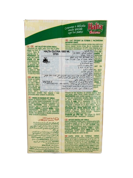 Halta Cucina Cooking Cream Italy 12 x 1 Liter