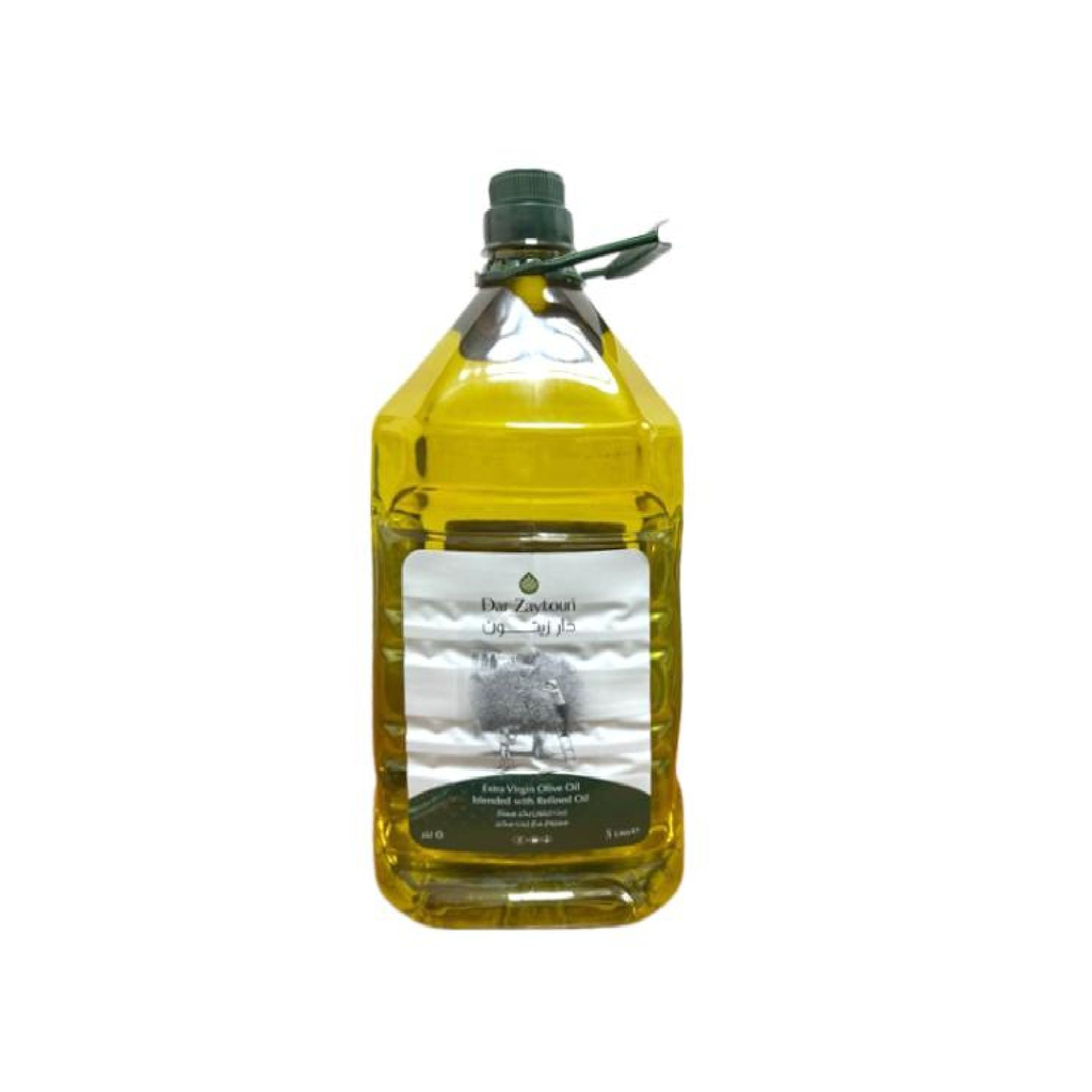Dar Zaytoun Extra Virgin blended with refined Olive Oil 5L x 2pcs carton