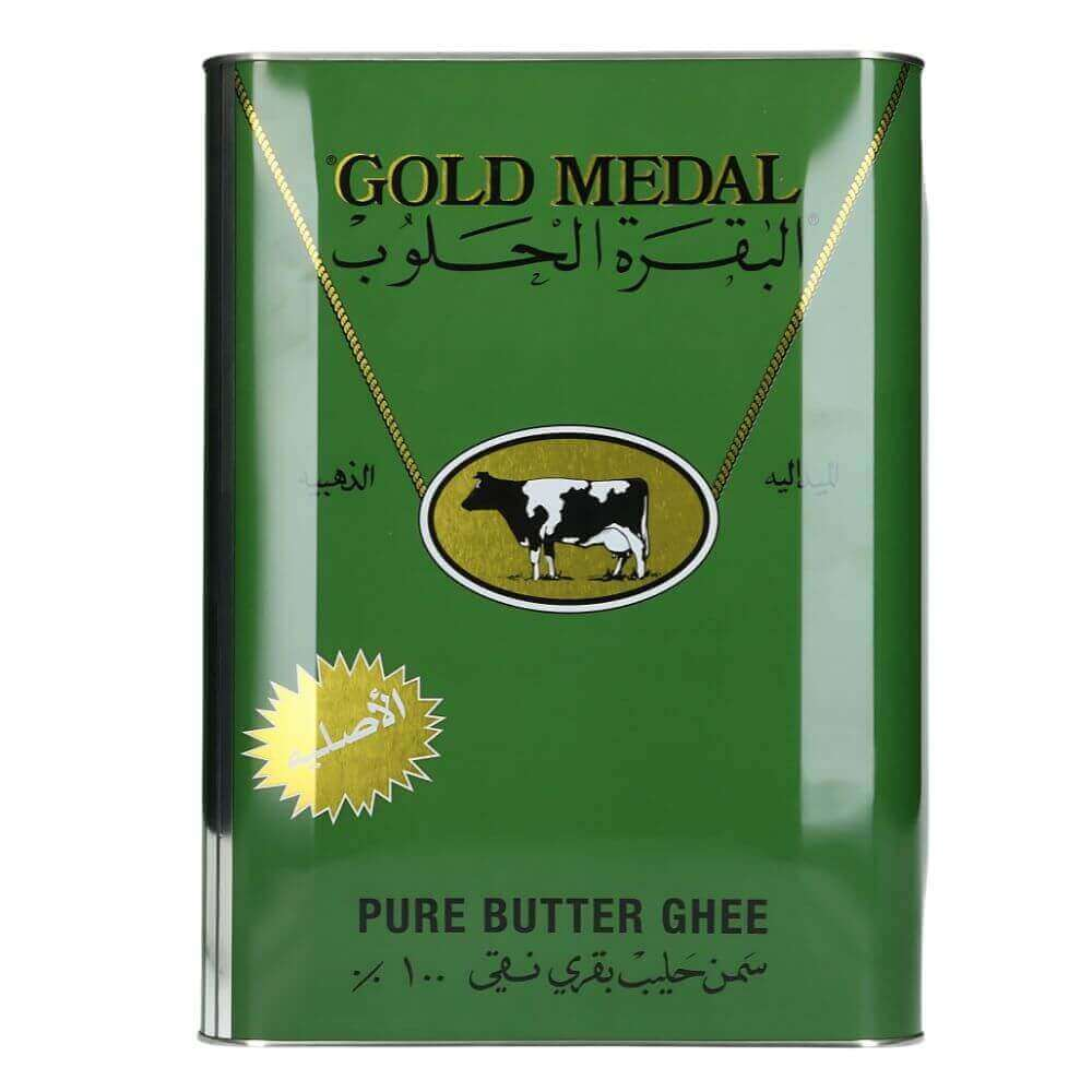 Gold medal pure butter ghee netherand 15kg  الميدالية الذهبية سمن حليب بقري