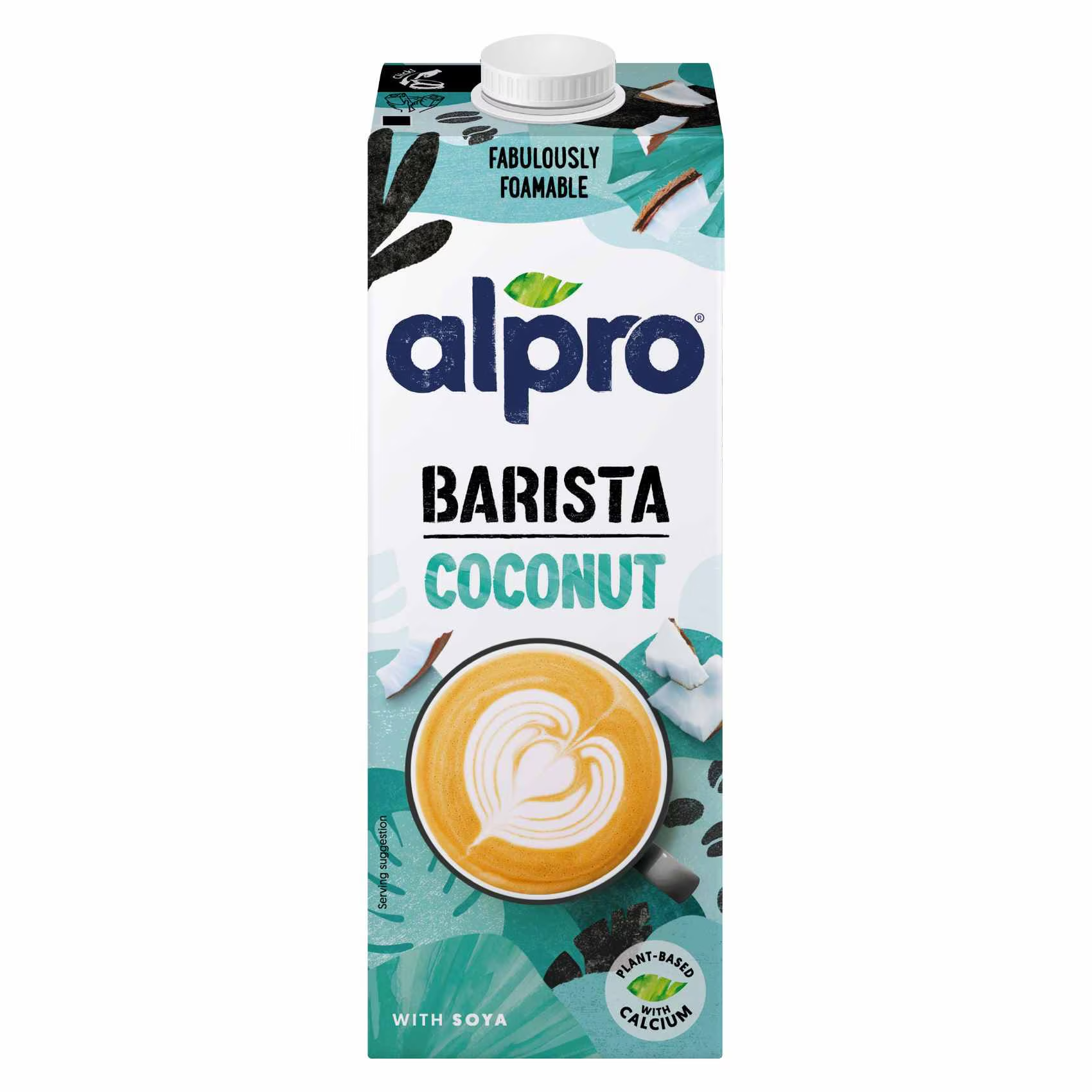 Alpro Barista Coconut Drink, 100% Plant-Based, Lactose & Dairy Free 1L x 12pcs
