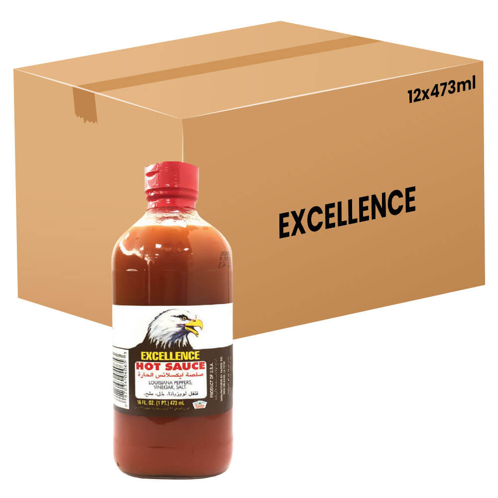 Excellence Hot Sauce Natural Spices Blend Sauce 473ml x 12pcs