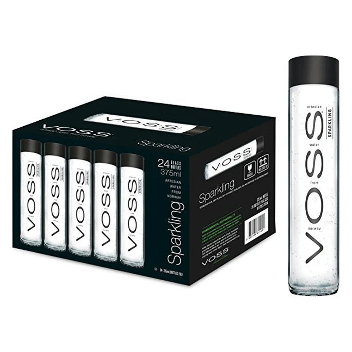 VOSS Sparkling Water, Norway 375ml x 24 pcs carton