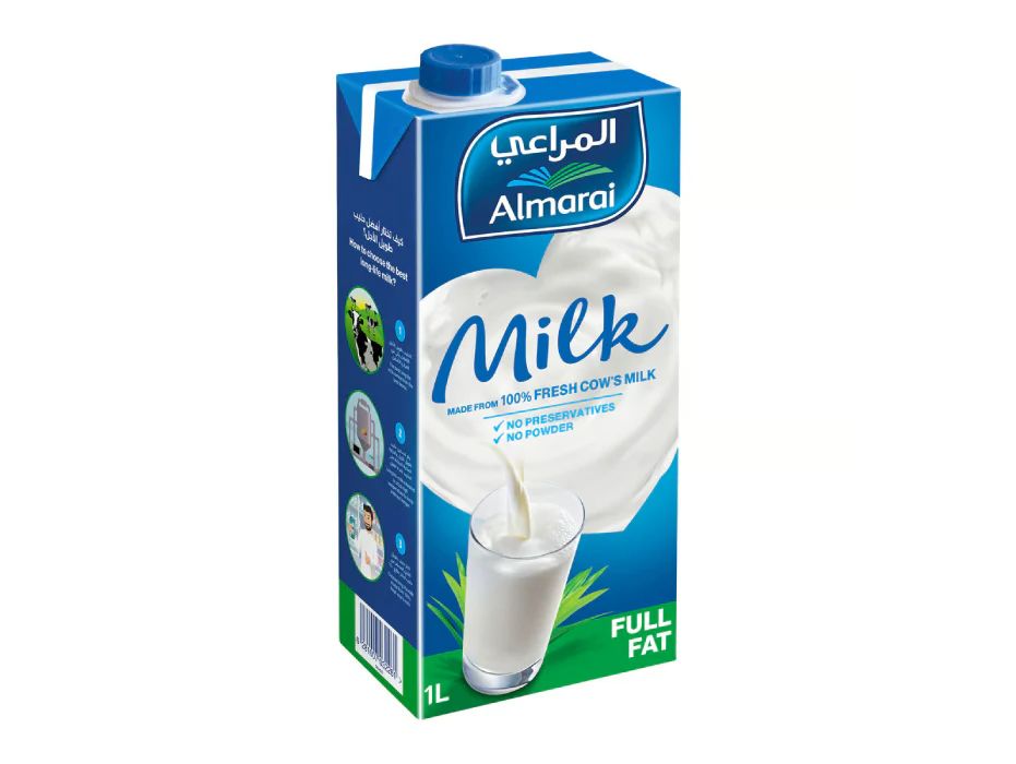 Almarai Long Life Milk Full Fat 1Litre x 12 pcs