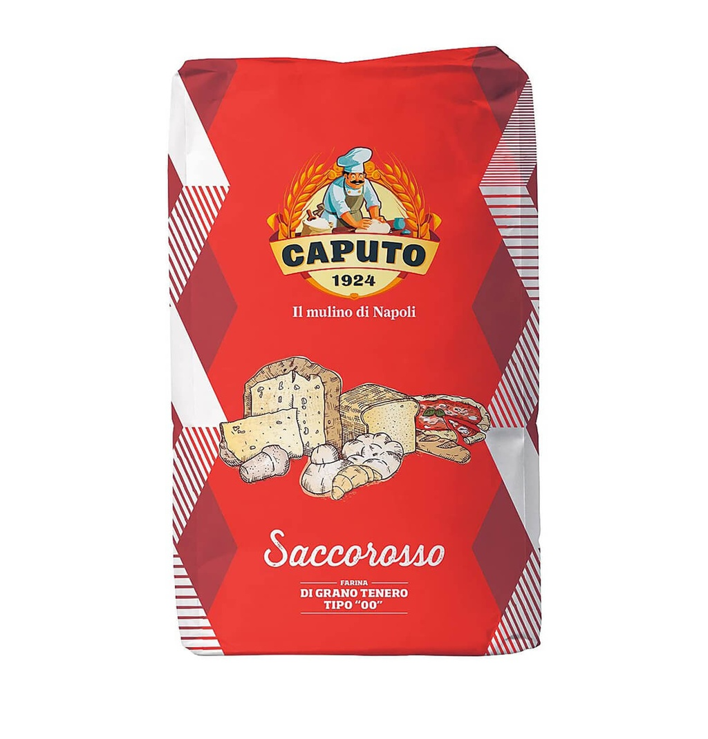 Caputo Pizza Flour '00, Red Bag, Italy - 25KG
